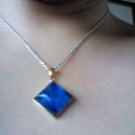 ラピスルチルネックレス